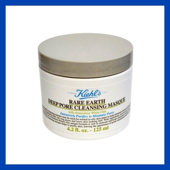 Kiehl’s Rare Earth Deep Pore Cleansing Masque Mask Full Size Minimize Pores - Picture 1 of 8